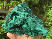 Natural Large Chatoyant Silky Malachite Specimen x 1 From Congo - Toprock Gemstones and Minerals 