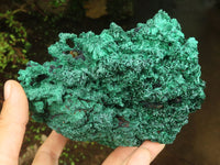 Natural Large Chatoyant Silky Malachite Specimen x 1 From Congo - Toprock Gemstones and Minerals 