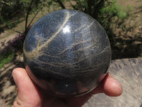 Polished Blue Lazulite Spheres  x 4 From Madagascar - TopRock