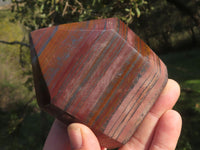 Polished Banded Tiger Ironstone Crystals  x 3 From Southern Africa - TopRock