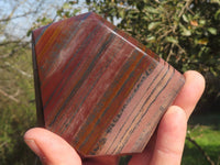 Polished Banded Tiger Ironstone Crystals  x 3 From Southern Africa - TopRock