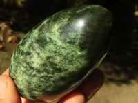 Polished Green Leopard Stone Standing Free Forms  x 6 From Zimbabwe - Toprock Gemstones and Minerals 