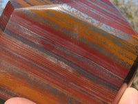 Polished Banded Tiger Ironstone Crystals  x 3 From Southern Africa - TopRock