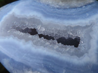 Polished Blue Lace Agate Standing Free Forms  x 2 From Nsanje, Malawi - Toprock Gemstones and Minerals 