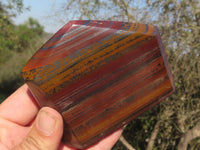 Polished Banded Tiger Ironstone Crystals  x 3 From Southern Africa - TopRock