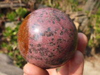 Polished Pyrope Garnet Matrix Spheres  x 4 From Madagascar