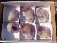 Natural Jacaranda Amethyst Crystals x 6 From Mumbwe, Zambia