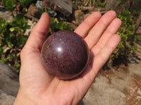 Polished Pyrope Garnet Matrix Spheres  x 4 From Madagascar