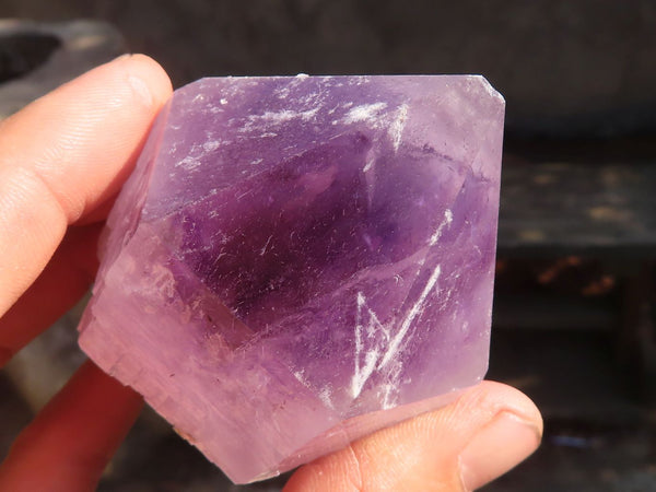 Natural Jacaranda Amethyst Crystals x 6 From Mumbwe, Zambia