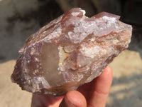 Natural Red Hematoid Quartz Specimens x 3 From Karoi, Zimbabwe