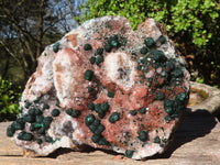 Natural Rare Ball Malachite On Drusi Quartz & Dolomite Matrix  x 1 From Congo - Toprock Gemstones and Minerals 