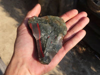 Natural Rough Bloodstone Specimens  x 12 From Swaziland