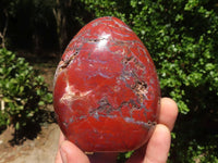 Polished Red Earthy Volcano Jasper Standing Free Forms  x 4 From Madagascar - TopRock