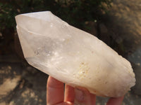 Polished Large Arcadian Quartz Crystals x 2 From Angola