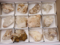 Natural Mixed Quartz Specimens  x 12 From Madagascar - TopRock