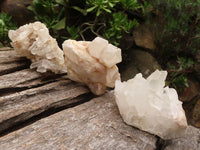 Natural Mixed Quartz Specimens  x 12 From Madagascar - TopRock