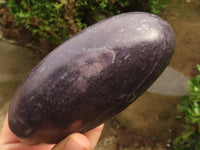 Polished Extra Large Purple Lepidolite Free Forms x 3 From Zimbabwe - TopRock