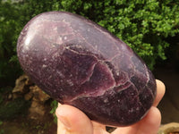 Polished Extra Large Purple Lepidolite Free Forms x 3 From Zimbabwe - TopRock