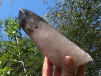 Polished Large Morion Smokey Quartz Crystals  x 2 From Mulanje, Malawi - TopRock