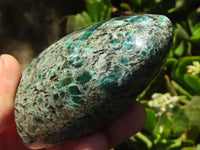 Polished Rare Emerald In Matrix Standing Free Forms  x 3 From Sandawana, Zimbabwe - Toprock Gemstones and Minerals 