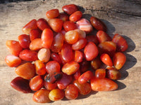 Polished  Carnelian Agate Tumble Stones  x 1 Kg Lot From Madagascar