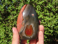 Polished Polychrome / Picasso Jasper Standing Free Forms  x 2 From Madagascar - Toprock Gemstones and Minerals 