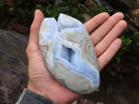 Polished Blue Lace Agate Free Forms  x 3 From Nsanje, Malawi - Toprock Gemstones and Minerals 