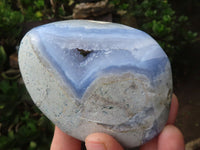 Polished Blue Lace Agate Free Forms  x 3 From Nsanje, Malawi - Toprock Gemstones and Minerals 