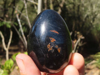 Polished Schorl Black Tourmaline Eggs  x 6 From Madagascar - Toprock Gemstones and Minerals 