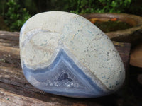 Polished Blue Lace Agate Free Forms  x 3 From Nsanje, Malawi - Toprock Gemstones and Minerals 