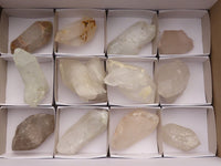 Polished Single Double Terminated Quartz Crystals  x 13 From Madagascar - TopRock