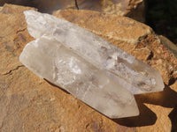 Natural Single Clear Quartz Crystals  x 24 From Madagascar - TopRock