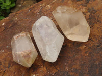 Polished Single Double Terminated Quartz Crystals  x 13 From Madagascar - TopRock