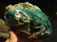 Polished One Side Polished Mtorolite / Emerald Chrysoprase Plates x 2 From Zimbabwe - Toprock Gemstones and Minerals 