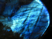 Polished Labradorite Standing Free Forms With Blue Flash  x 3 From Tulear, Madagascar - TopRock