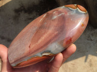 Polished Polychrome Jasper Standing Free Form  x 1 From Madagascar