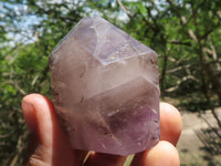 Polished Window Amethyst Quartz Points  x 6 From Akansobe, Madagascar - TopRock