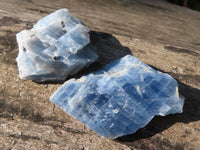 Natural New Sky Blue Calcite Specimens  x 35 From Spitzkop, Namibia