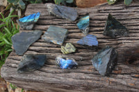 Polished One Sided Labradorite Flashy Specimens x Sold per 1 Kg -  From Tulear, Madagascar - TopRock