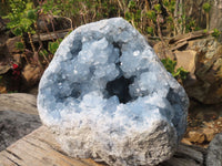 Natural Blue Celestite Geode Specimen  x 1 From Sakoany, Madagascar