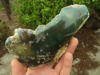 Polished One Side Polished Emerald Mtorolite Plates  x 4 From Zimbabwe