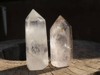 Polished Clear Quartz Crystal Points  x 6 From Madagascar