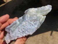 Natural Etched Blue Chalcedony Specimens  x 3 From Nsanje, Malawi