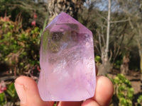 Polished Gorgeous Window Amethyst Crystals x 12 From Ankazobe, Madagascar