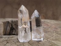 Polished Clear Quartz Crystal Points x 24 From Madagascar