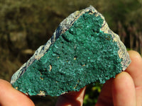 Natural Malachite Crystalline Specimens x 6 From Tenke Fungurume, Congo - TopRock