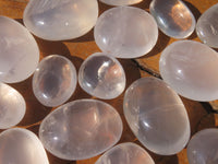 Polished Small Girasol / Durasol Aluminium Quartz Gallets / Palm Stones - sold per kg - From Madagascar - TopRock