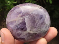 Polished Extra Large Dream Amethyst Palm Stones  x 6 From Madagascar - TopRock