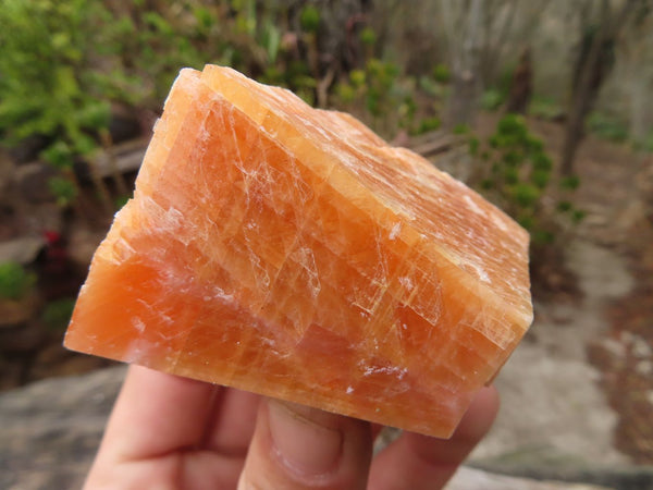 Natural New Sunset Orange Calcite Specimens  x 12 From Spitzkop, Namibia