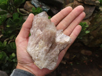 Natural White Phantom Smokey Quartz Clusters  x 4 From Luena, Congo - Toprock Gemstones and Minerals 